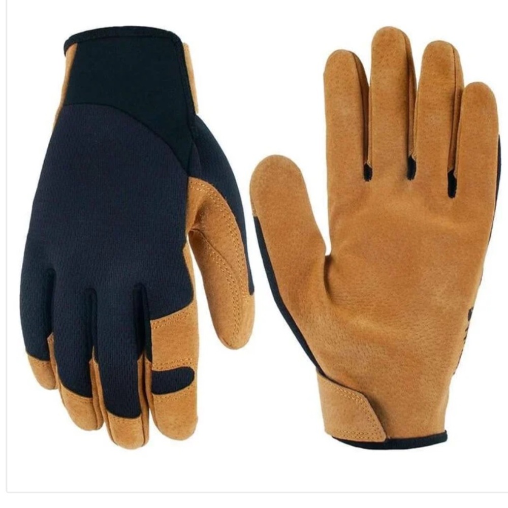 Carhartt High Dexterity Secure Cuff Gloves Mens Black Barley